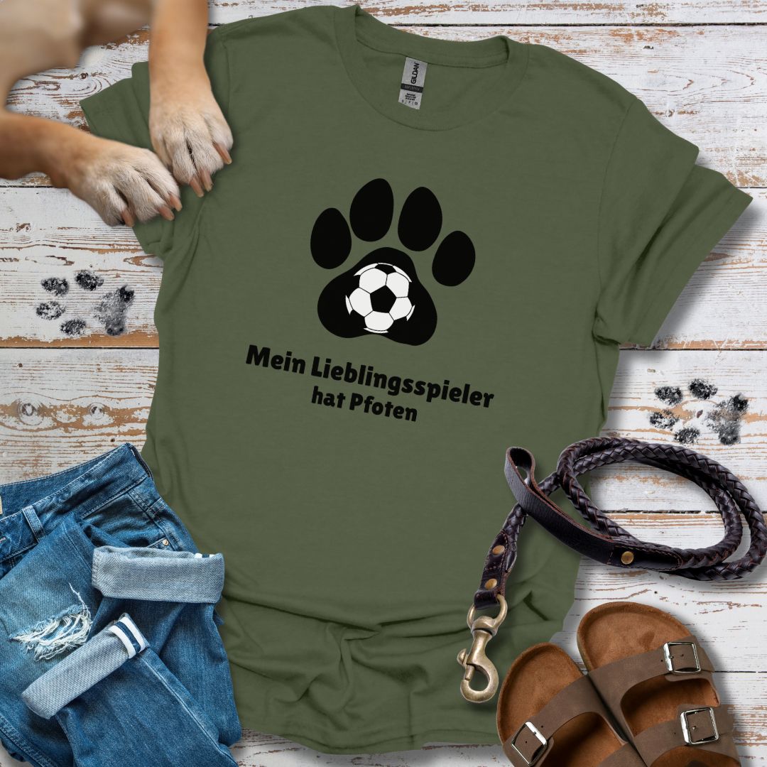 Mein Lieblingsspieler hat Pfoten - WM-Edition - T-Shirt Unisex Classic Fit - Bequemer Klassiker