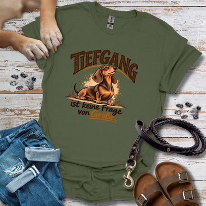 Tiefgang Ist Keine Frage Von Größe - T-Shirt Classic Fit - Bequemer Klassiker