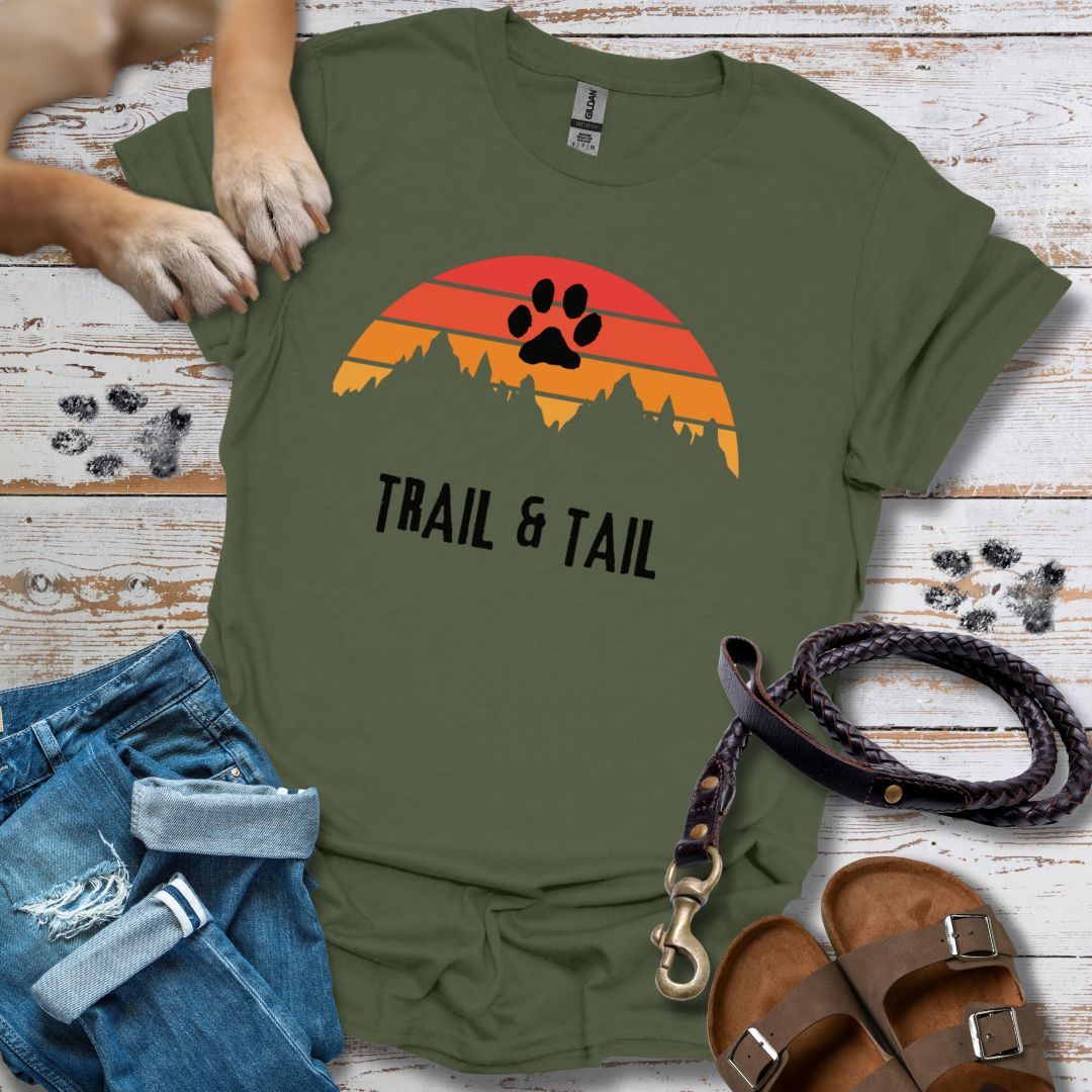 Trail & Tail T-Shirt Unisex Classic Fit - Bequemer Klassiker