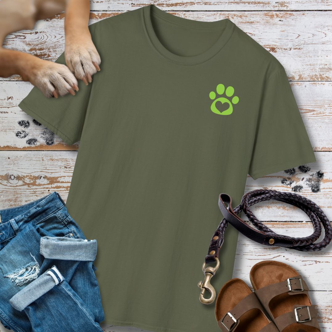 Love in Lime - Vorne & Hinten - T-Shirt Unisex Classic Fit Standard Qualität