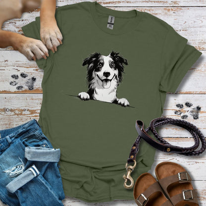 Australian Shepherd Grafikshirt - T-Shirt Unisex Classic Fit - Bequemer Klassiker