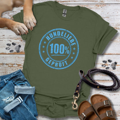 100% Hundeliebe - T-Shirt Unisex Classic Fit - Bequemer Klassiker