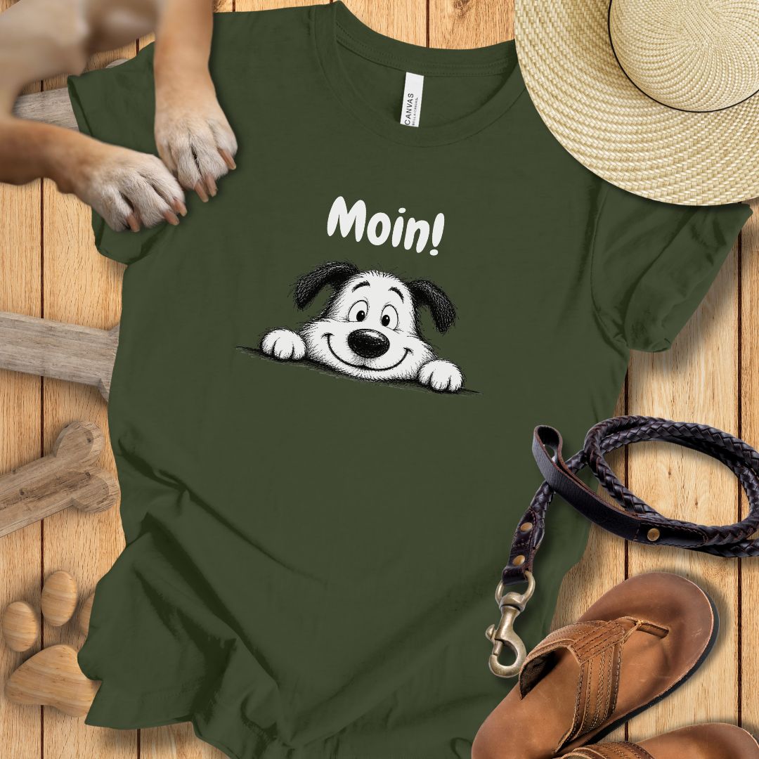 Moin! - Premium T-Shirt Modern Fit Weich & Leicht