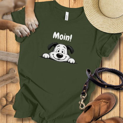 Moin! - Premium T-Shirt Modern Fit Weich & Leicht