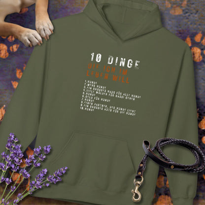 10 Dinge, die ich im Leben will - Unisex Modern Fit Hoodie