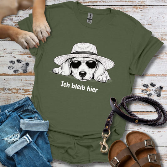 T-Shirt des Monats August - Ich bleib hier - Classic Fit - Bequemer Klassiker