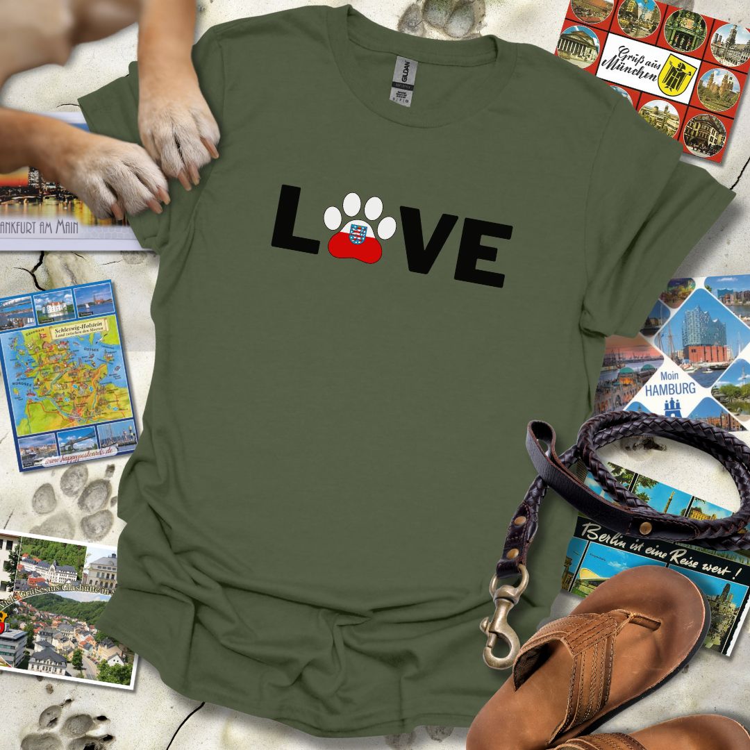 Love Pfote - Thüringen - T-Shirt Unisex Relaxed Fit