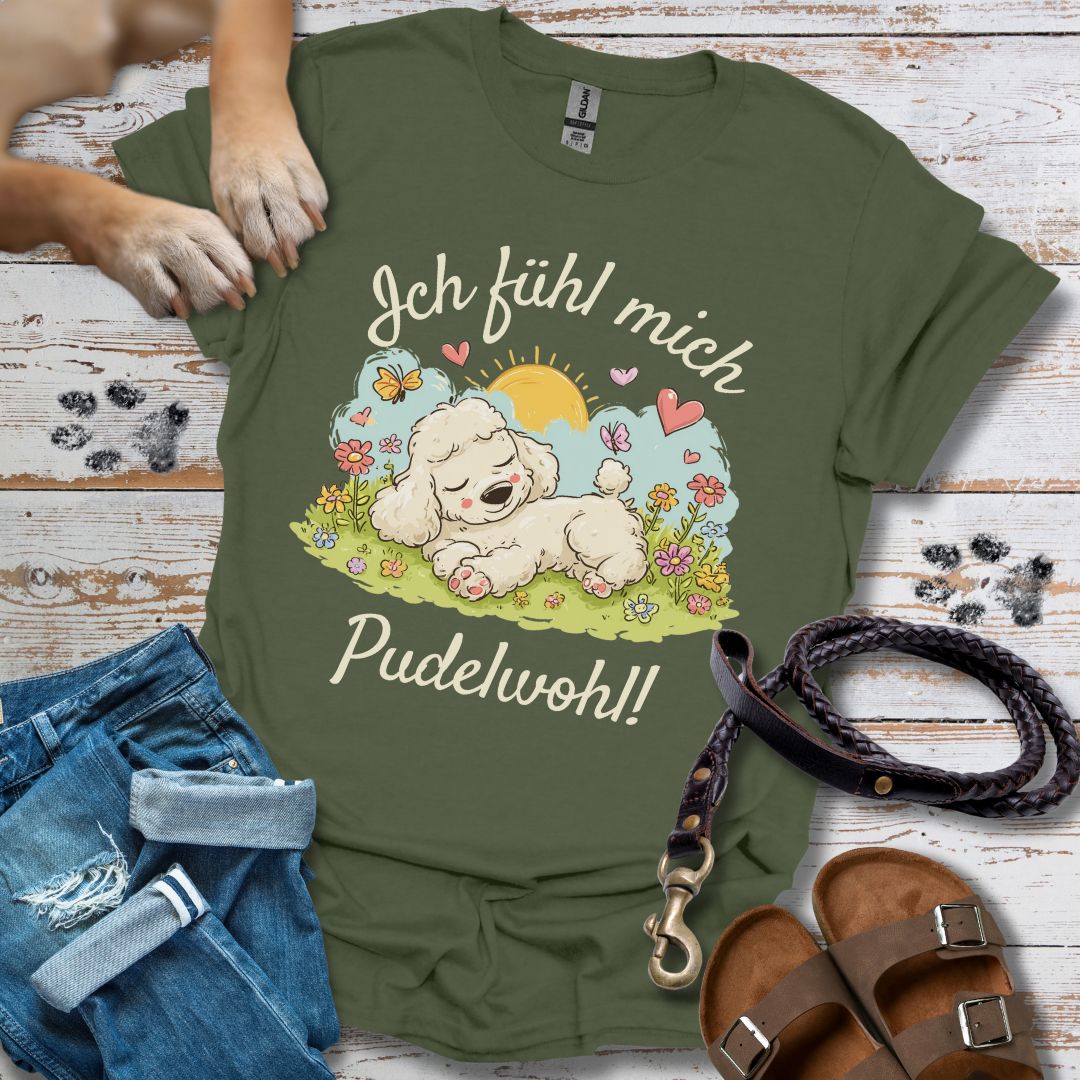 Ich fühl mich pudelwohl - T-Shirt Unisex Relaxed Fit