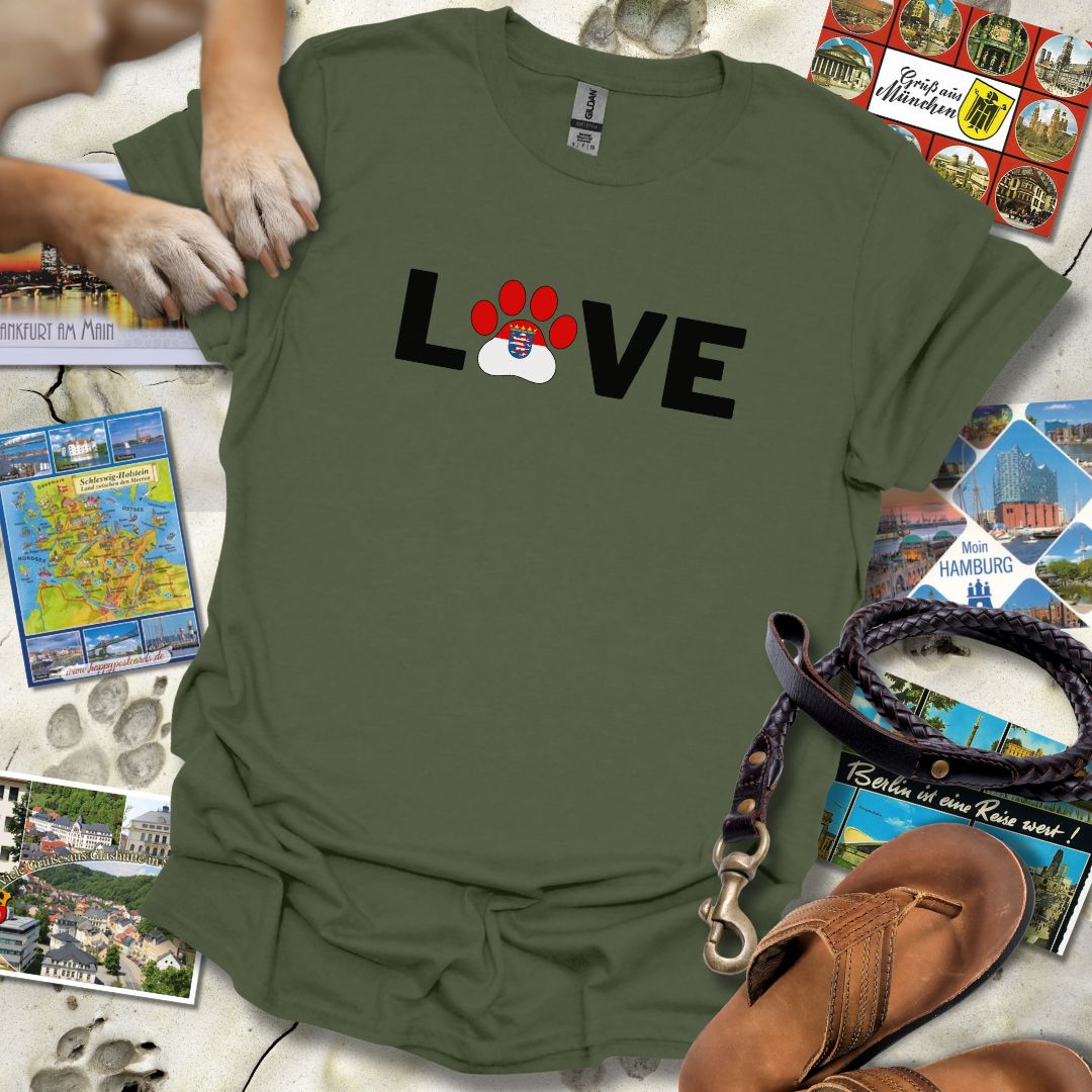 Love Pfote - Hessen - T-Shirt Unisex Relaxed Fit