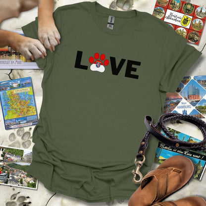 Love Pfote - Hessen - T-Shirt Unisex Relaxed Fit