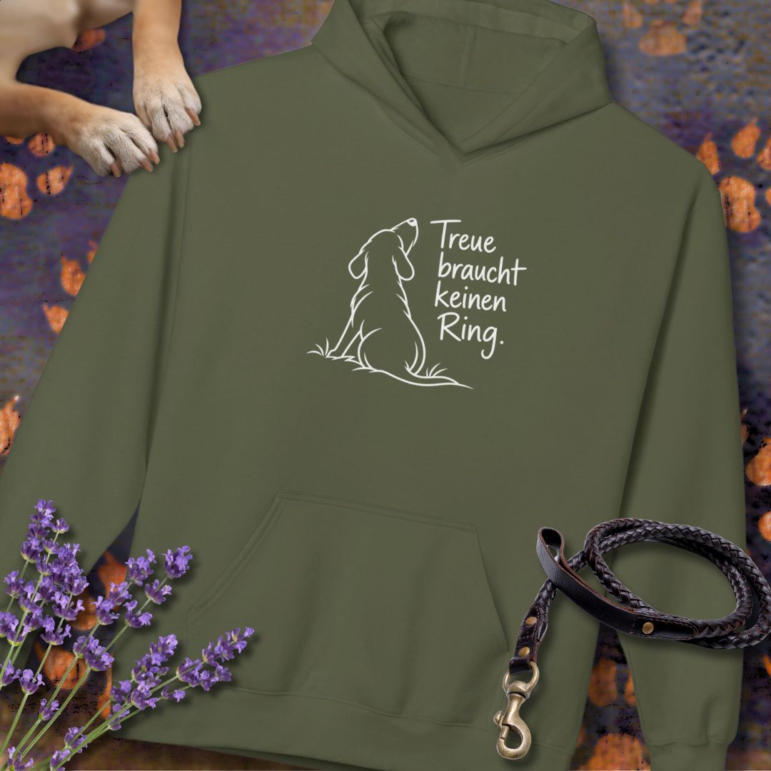 Treue braucht keinen Ring - Unisex Modern Fit Hoodie