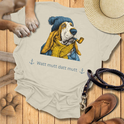 Watt mutt datt mutt - Beidseitig bedrucktes T-Shirt Unisex Slim Fit
