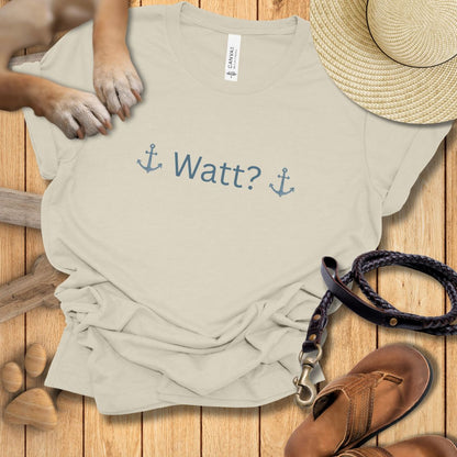 Watt mutt datt mutt - Beidseitig bedrucktes T-Shirt Unisex Slim Fit