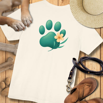 T-Shirt des Monats März "Frühlingspfote" - T-Shirt Unisex Modern Fit - Weich & Leicht