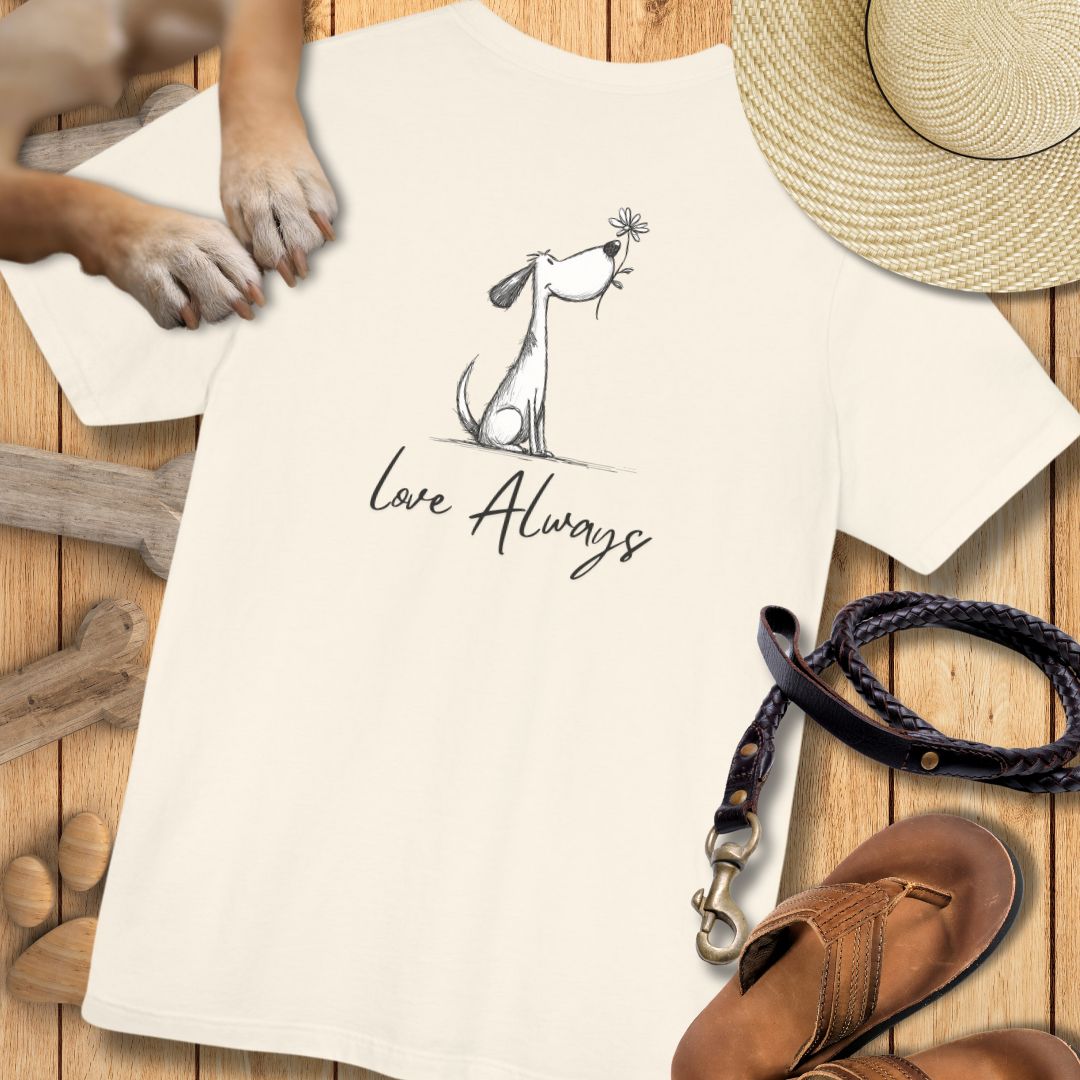 Love Always -  Vorne & Hinten - T-Shirt Unisex Modern Fit - Weich & Leicht