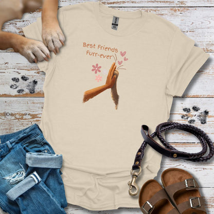 Best Friends Furr-ever - High Five - T-Shirt Unisex Classic Fit - Bequemer Klassiker