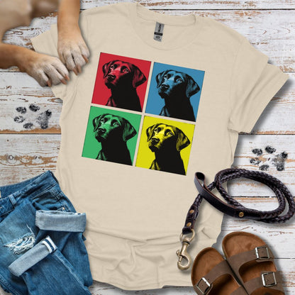 Pop Art Labrador - T-Shirt Unisex Classic Fit - Bequemer Klassiker