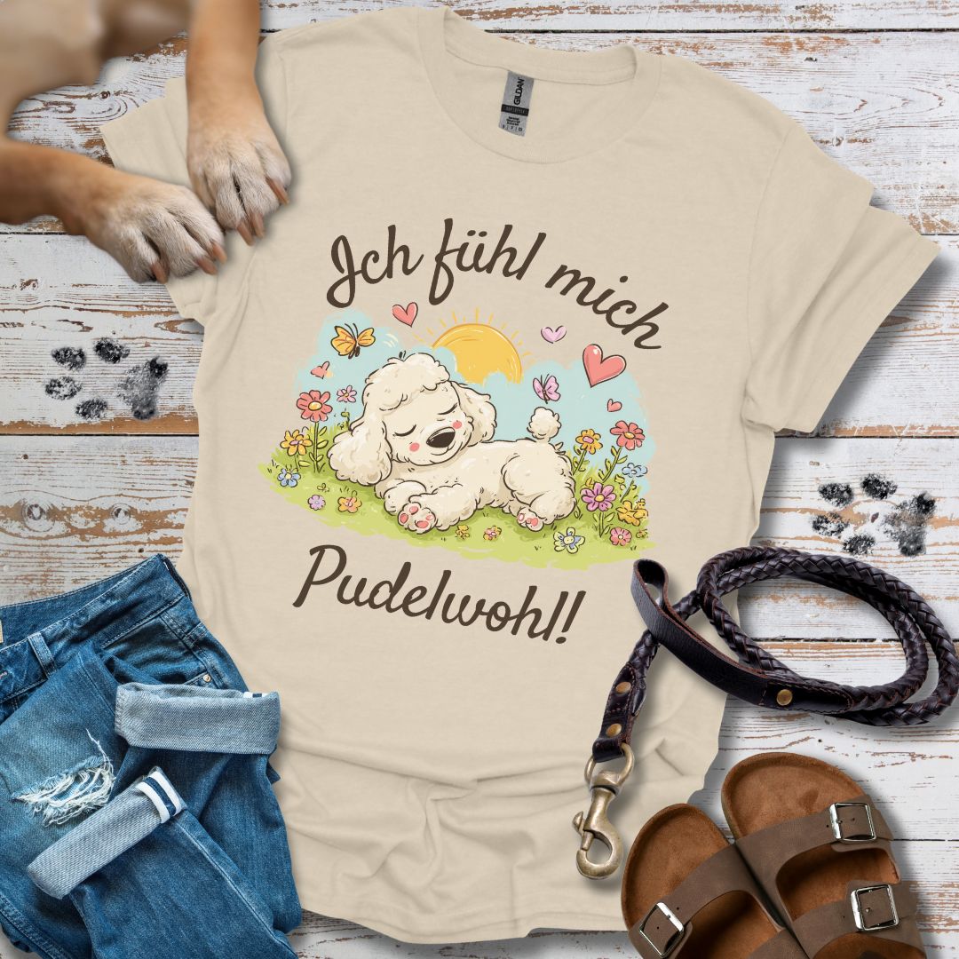 Ich fühl mich pudelwohl - T-Shirt Unisex Relaxed Fit