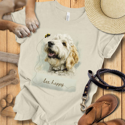 Bee Happy - Unisex T-Shirt Modern Fit - Weich & Leicht