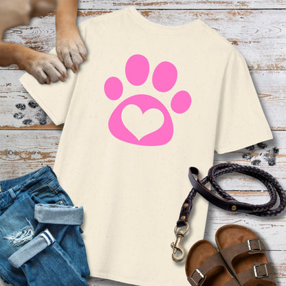 Love in Pink - Vorne & Hinten - T-Shirt Unisex Classic Fit - Bequemer Klassiker