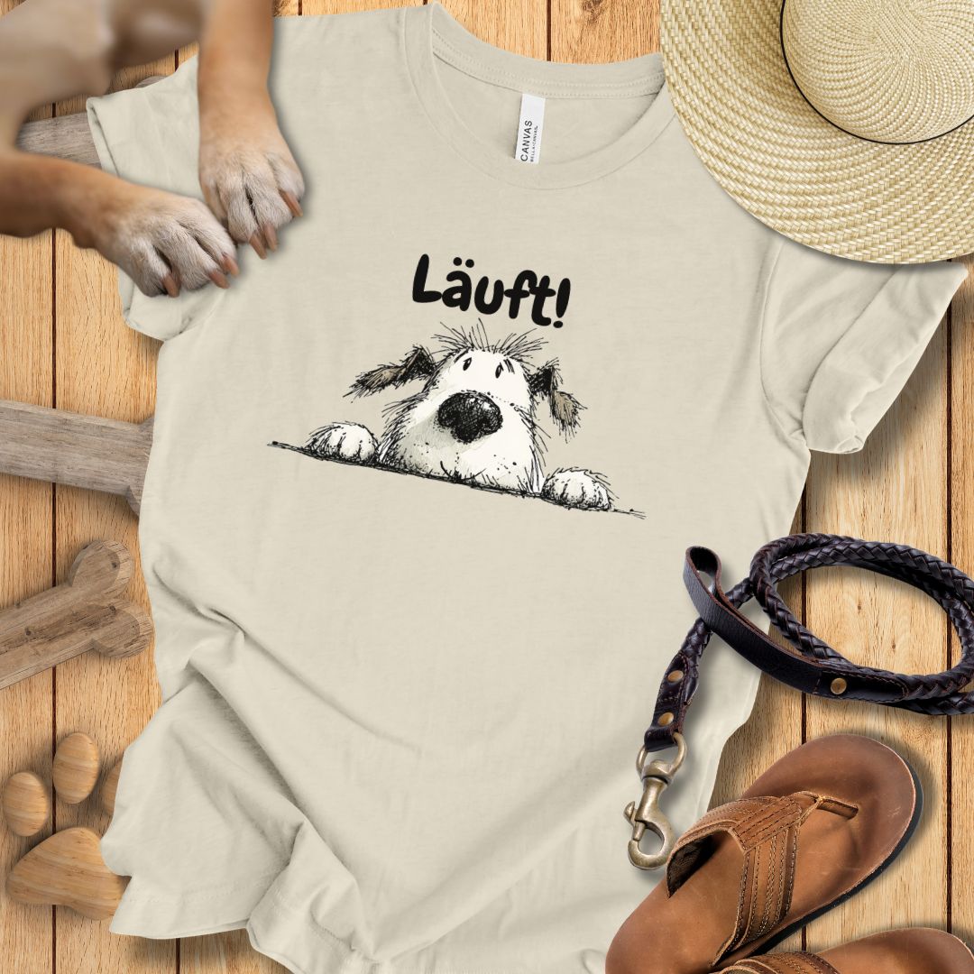 Läuft! - T-Shirt Unisex Modern Fit Weich & Leicht
