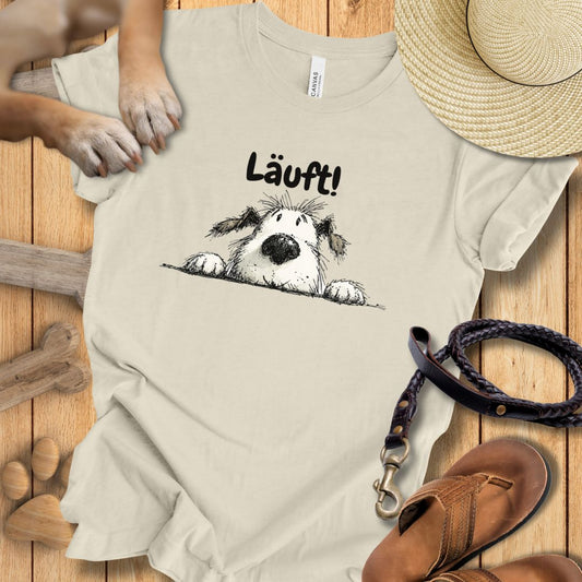 Läuft! - T-Shirt Unisex Modern Fit Weich & Leicht