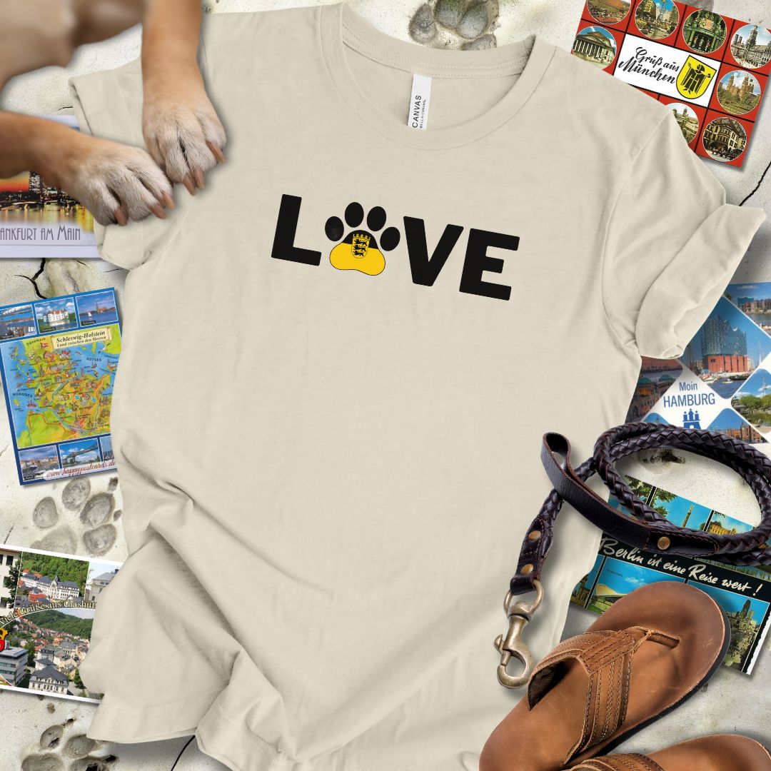 Love Pfote - Baden-Württemberg - T-Shirt Unisex Slim Fit