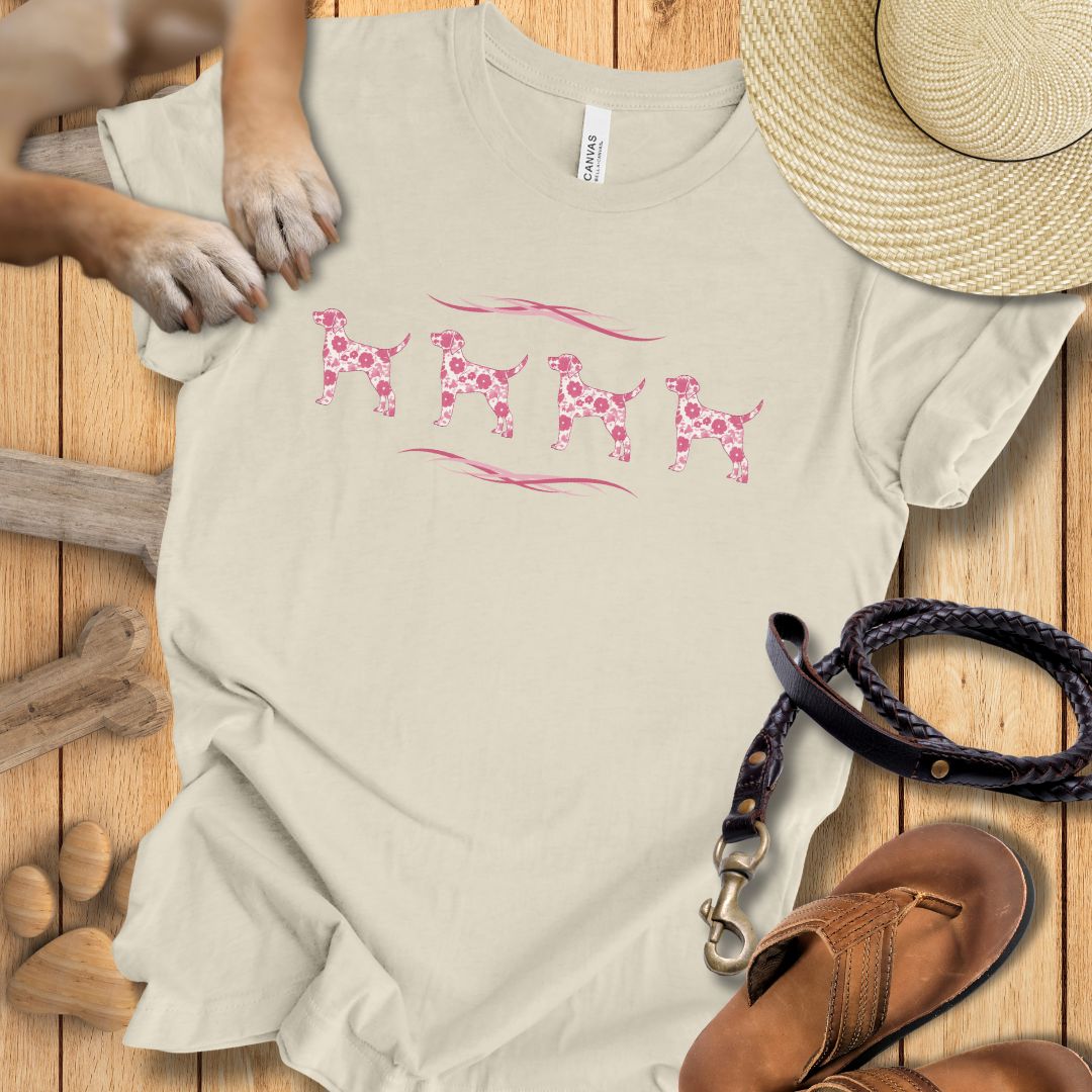 Vier Labradore - T-Shirt Damen Slim Fit