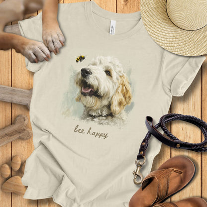 Bee Happy - T-Shirt Unisex Modern Fit - Weich & Leicht