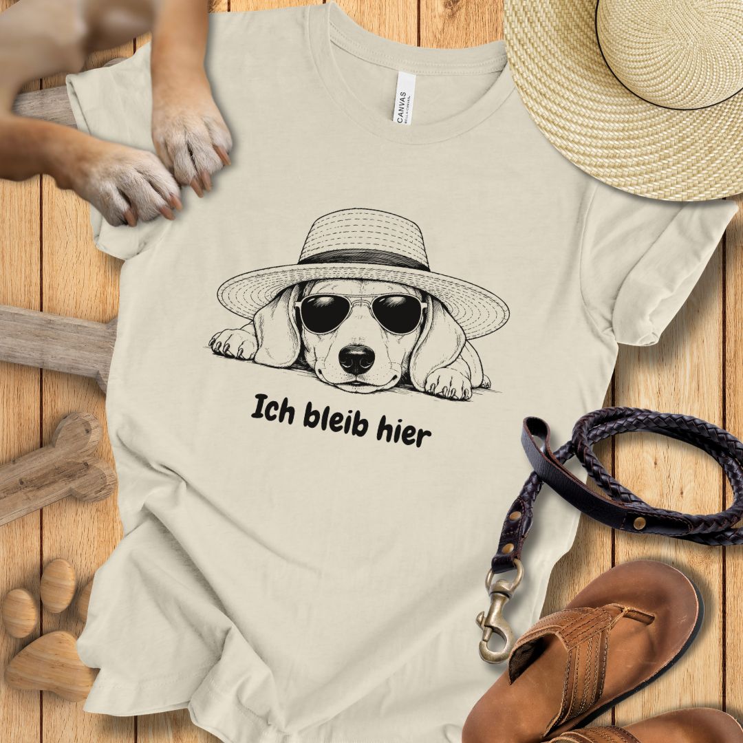 T-Shirt des Monats August - Ich bleib hier - Modern Fit - Weich & Leicht