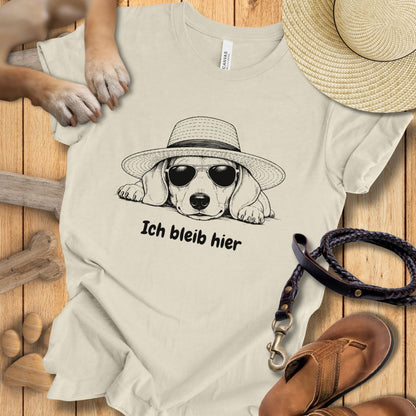 T-Shirt des Monats August - Ich bleib hier - Modern Fit - Weich & Leicht