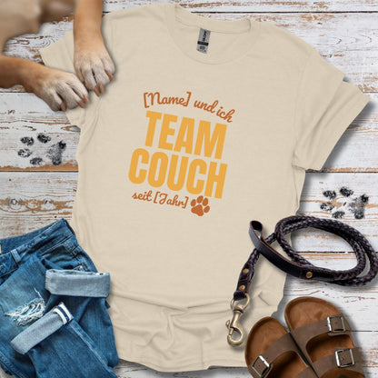 Team Couch Personalisierbar - T-Shirt Unisex Classic Fit - Bequemer Klassiker