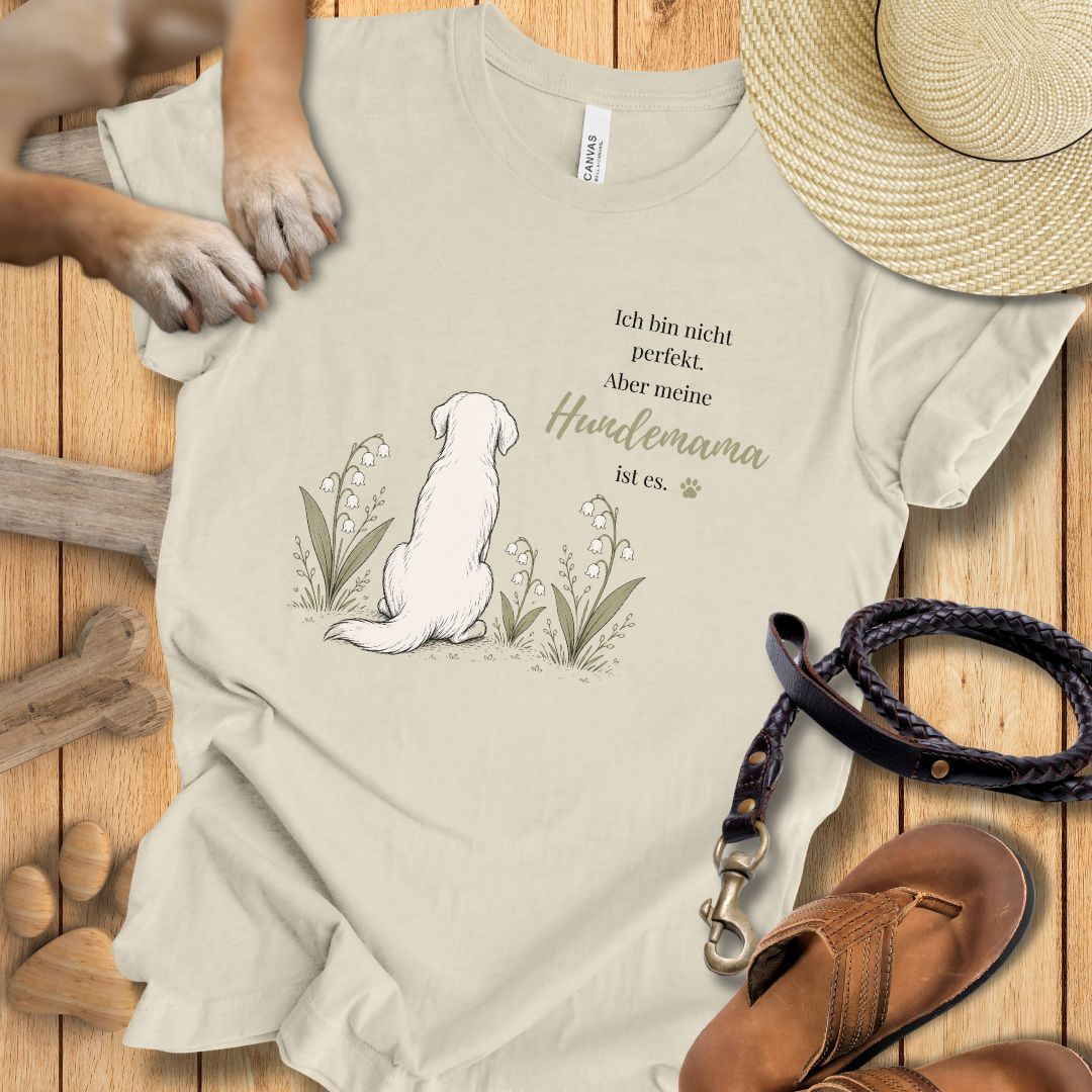 T-Shirt des Monats Mai "Hundemama - leise Liebe" - T-Shirt Unisex Modern Fit - Weich & Leicht