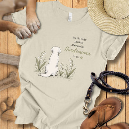 T-Shirt des Monats Mai "Hundemama - leise Liebe" - T-Shirt Unisex Modern Fit - Weich & Leicht