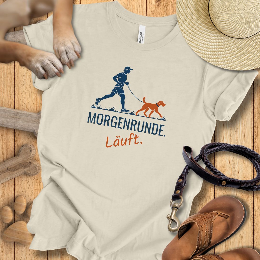 Morgenrunde Mann - Premium T-Shirt Modern Fit - Weich & Leicht