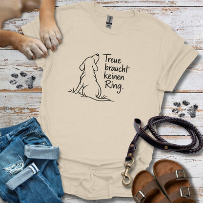 Treue braucht keinen Ring - T-Shirt Classic Fit - Bequemer Klassiker