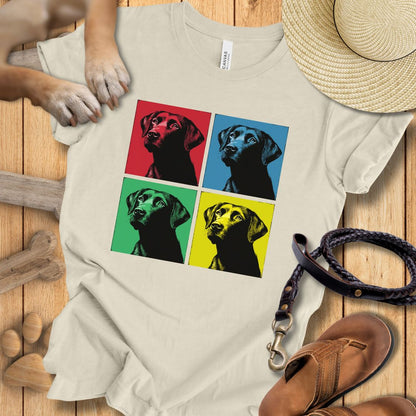 Pop Art Labrador - T-Shirt Unisex Modern Fit - Weich & Leicht