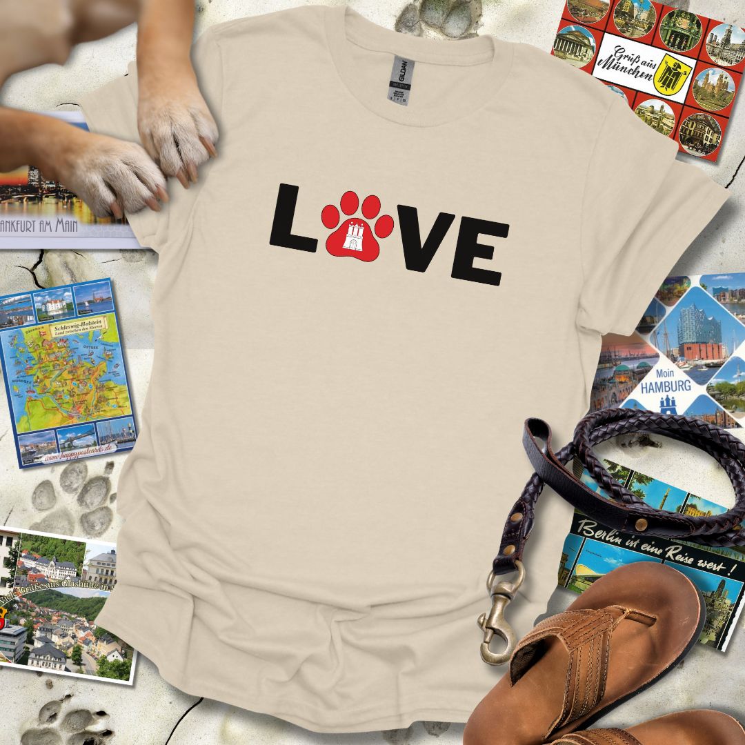 Love Pfote - Hamburg - T-Shirt Unisex Relaxed Fit