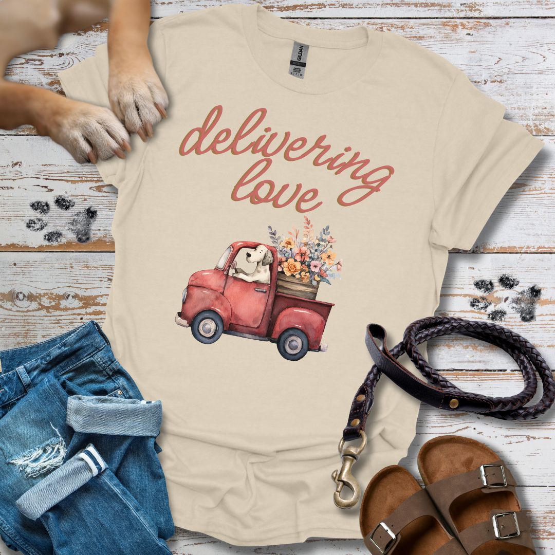 Delivering Love - T-Shirt Unisex Relaxed Fit
