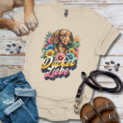 Dackel Liebe Retro - T-Shirt Unisex Classic Fit - Bequemer Klassiker