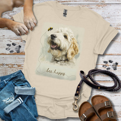 Bee Happy - T-Shirt Unisex Classic Fit - Bequemer Klassiker