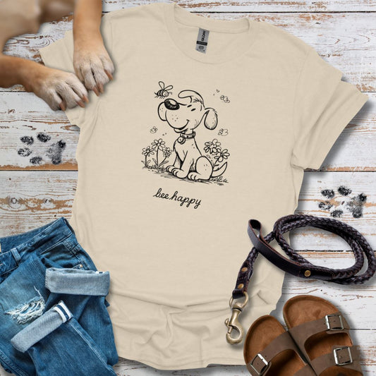 Bee Happy - T-Shirt Damen Relaxed Fit