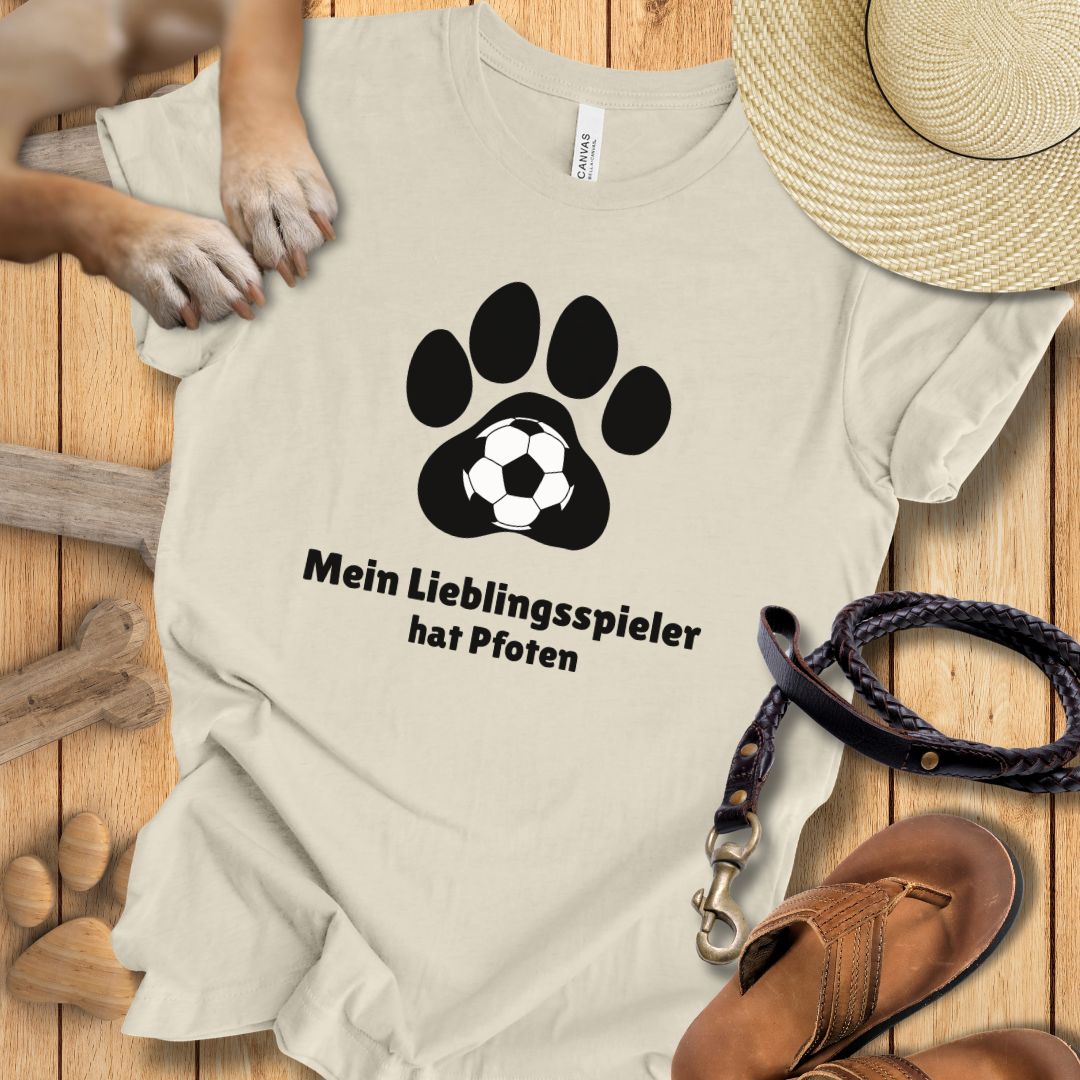 Mein Lieblingsspieler hat Pfoten - WM-Edition - T-Shirt Unisex Modern Fit - Weich & Leicht