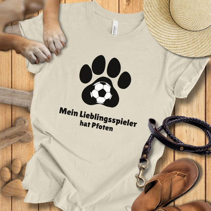 Mein Lieblingsspieler hat Pfoten - WM-Edition - T-Shirt Unisex Modern Fit - Weich & Leicht
