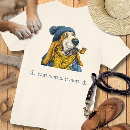 Watt mutt datt mutt - Vorne & Hinten - T-Shirt Unisex Modern Fit Premium Qualität