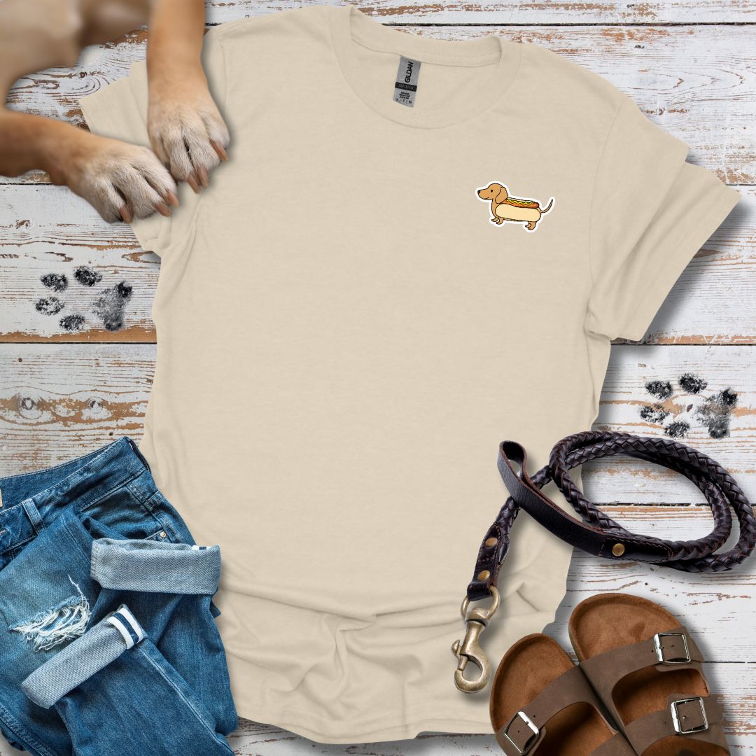 Hot Dog Dackel - T-Shirt Unisex Relaxed Fit