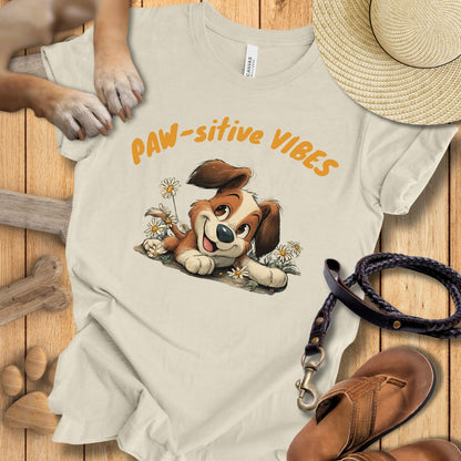 Paw-sitive Vibes 2 - T-Shirt Unisex Slim Fit
