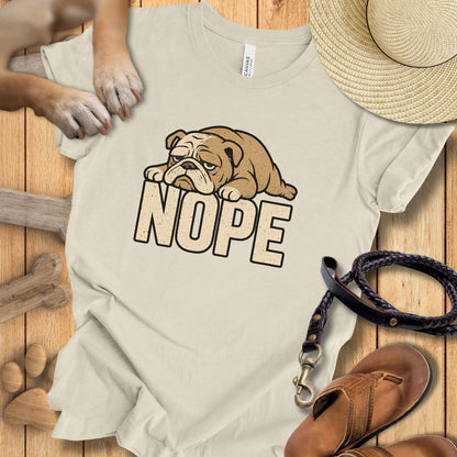 Nope - T-Shirt Unisex Modern Fit - Weich & Leicht