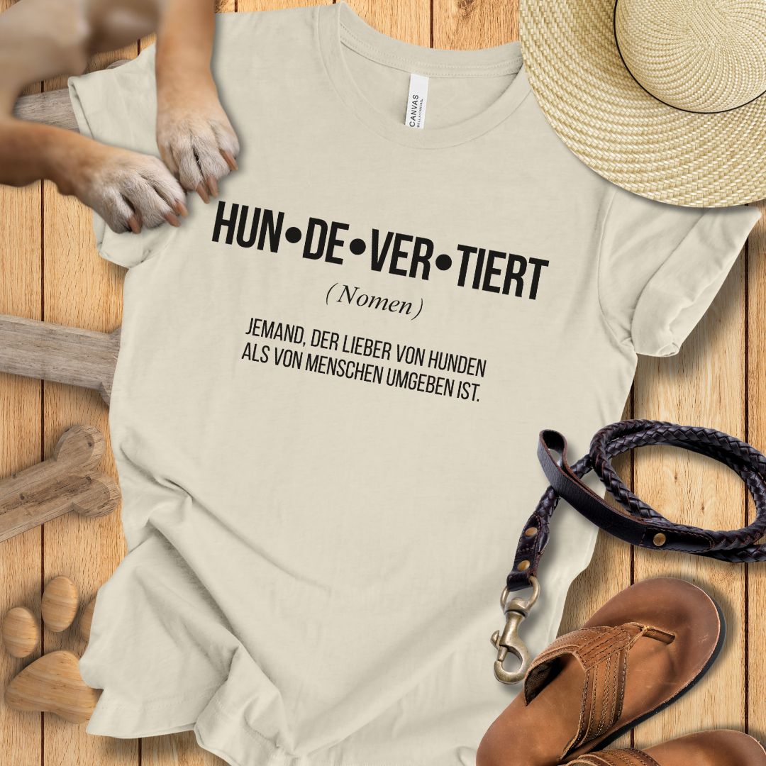 Hun-de-ver-tiert - T-Shirt Unisex Modern Fit - Weich & Leicht