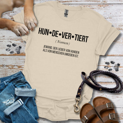 Hun-de-ver-tiert – T-Shirt Unisex Classic Fit - Bequemer Klassiker